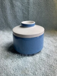 Zuccheriera Mikasa con coperchio blu maculato - Foto 1 di 9