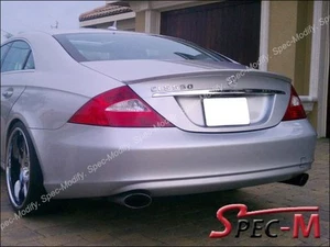 Alerón labio labio W219 CLS350 CLS500 CLS63 AMG estilo cola plateada pintado cola plateada - Imagen 1 de 1