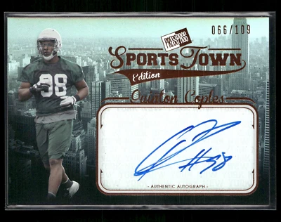 Quinton Coples 2012 Press Pass Sportstown Auto 66/109 - Image 1 of 2