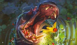 KeyForge Age of Ascension ~ Alfombra de juego Hypnopotamus ~ Envío gratuito - Imagen 1 de 1