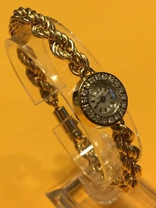 Reloj OMEGA Diamante Caja Oro 14K Banda Raro Oculto Viento Trasero Signo 4x 18.5g - Imagen 1 de 12