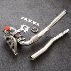 340HP Upgraded Turbo+3.0" exhuast PIPE for Audi A3 VW Golf/GTi MK5Mk6 2.0T BWA - Picture 1 of 3