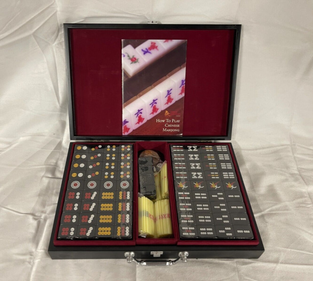 American Mahjong Set, Mojave (Ivory) with Brown Soft Case - Racks wi –  Yellow Mountain Imports