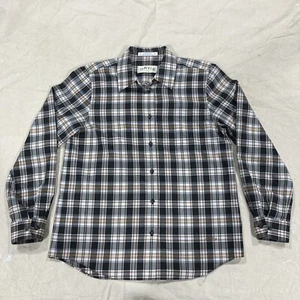Braun kariertes Orvis Button-Down-Damenhemd Größe 12 Langarm Kragen - Bild 1 von 10