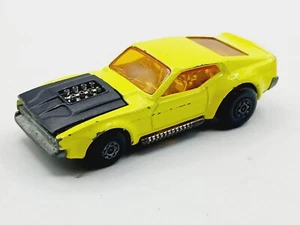 Matchbox Superfast No44 Yellow BOSS MUSTANG Made in England 1972 Lesney Nice - Picture 1 of 14