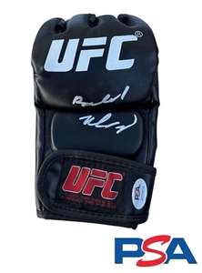 Belal Muhammad Signed Autographed UFC Fight Glove PSA/DNA AUTO CHAMPION - Picture 1 of 2