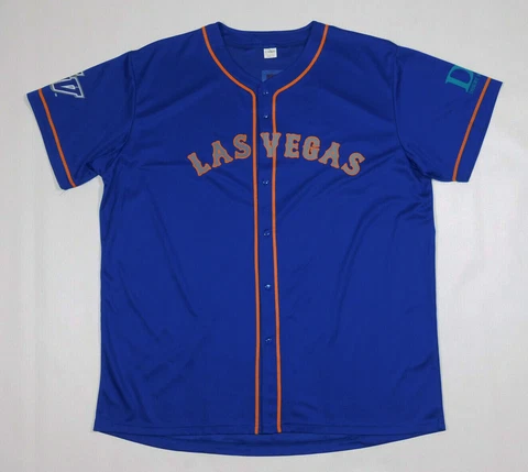 LAS VEGAS LV 51s #51 New York NY Mets Minor League Baseball SGA Blue Jersey XL Cover