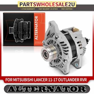 Alternator for Mitsubishi Lancer 2011-2017 Outlander 11-19 130A 12V CW 6-Groove - Picture 1 of 9