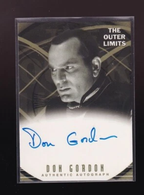 Outer Limits 2002 Premiere autograph card A10 Don Gordon - Image 1 of 2