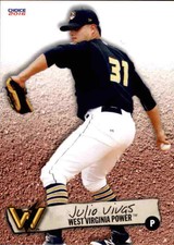 2016 West Virginia Power Choice #22 Julio Vivas Maracaibo Venezuela VZ Card