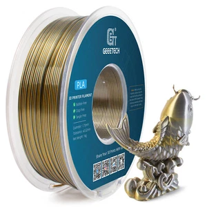 1KG Seide PLA GEEETECH 3D Drucker Filament Shiny Dual Color Gradient Gold+Silber - Bild 1 von 7