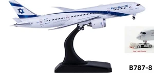 Tractor libre 1:400 JC Wings XX4247 El Al B787-8 Dreamliner 4X-ERA + soporte - Imagen 1 de 5