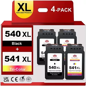 XXL DRUCKERPATRONEN für Canon PG-540 CL541XL PIXMA TS5150 MX395 475 MG3650/3550 - Bild 1 von 12