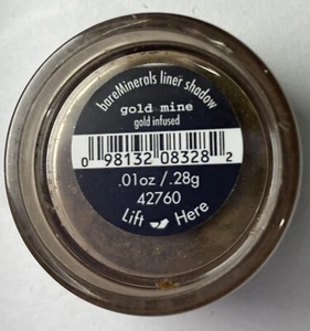 bareMinerals ~GOLD MINE ~ DISCONTINUED~ Liner Shadow 28g Rare *GOLD INFUSED* - Picture 1 of 1
