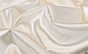 Ivory Silky Satin Fabric, Slight Stretch (4 mtrs x 1.47 mtrs) - Picture 1 of 1
