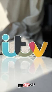 ITV Freestanding plastic logo sign - British Independent Television - Picture 1 of 2