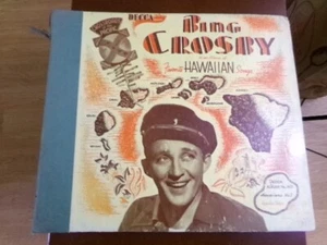 Bing Crosby Favorite Hawaiian Songs - 1940 full vinyl set of 6 albums - Picture 1 of 13