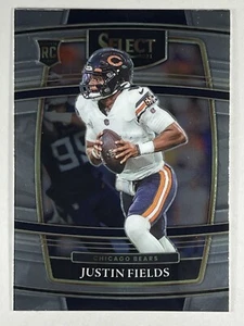Justin Fields (RC) 2021 Panini Select #50 Chicago Bears - Picture 1 of 2