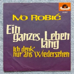 Vinyl-7"-Cover # only Cover # Ivo Robic # Ein ganzes Leben lang # 1962 # vg+ - Bild 1 von 2