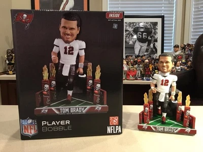 Tom Brady Tampa Bay Buccaneers Prejuego Túnel Entrada Bobblehead Foto 1 de 4