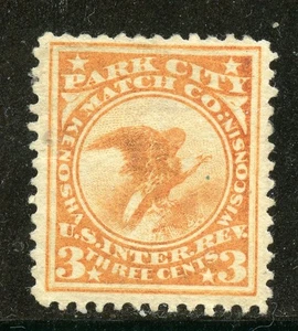 RO 143a, Park City Match Co. revenue stamp. - Picture 1 of 2