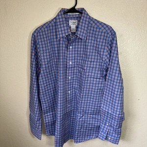 L.L. Bean Men's Wrinkle Free Slightly Fitted Button Down Long Sleeve - Picture 1 of 4