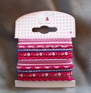 bb Klostermann  Haargummi Set 12 tlg   Rosa Pink  Neu! - Bild 1 von 1