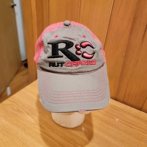 Rut Crazed Womens Embroidered Distressed Adjustable Strap Back Hat Hunting - Picture 1 of 7