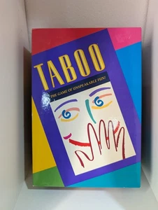 Vintage 1989 Milton Bradley TABOO - A Game of Unspeakable Fun! RL167 - Picture 1 of 11