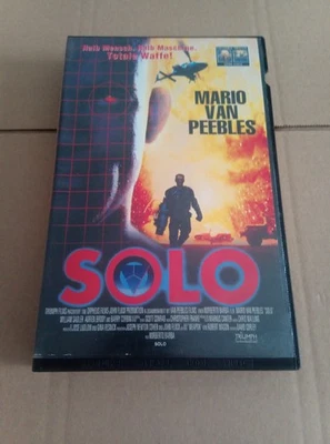 Solo - VHS Kassette - Mario Van Peebles - Großcover - Columbia TriStar Video - Bild 1 von 4