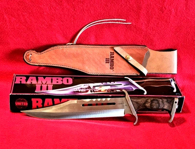 Caja funda cuchillo Rambo III 1988 RARA UC201 Foto 1 de 4
