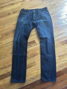 3sixteen Mens Gold Rush Selvedge Japanese Denim Blue Jeans Size 36x34 Button Fly - Picture 1 of 10