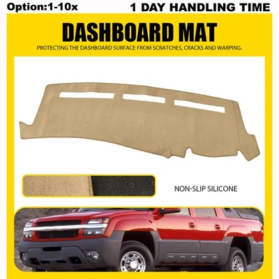 Tapete protetor de painel para Chevrolet Tahoe/bege suburbano 2000-06 - Imagem 1 de 4