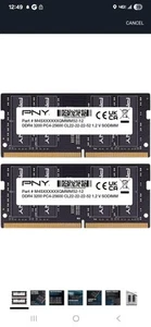 PNY Performance 32GB (2x16GB) DDR4 DRAM 3200MHz (PC4-25600) CL22 - Brand New - Picture 1 of 1