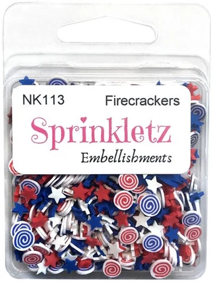 Buttons Galore Sprinkletz Embellishments 12g Firecrackers - Image 1 of 3