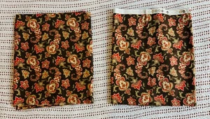 Grace by 3 Sisters for Moda Striped Florals Red Brown Beige Cotton 22W x108L in - Picture 1 of 6