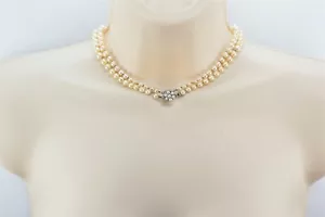 Saltwater Pearl 14K Gold Necklace GN0012 - Picture 1 of 5