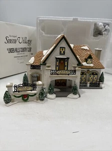 Department 56 The Original Snow Village Linden Hills Country Club With Light - Picture 1 of 5