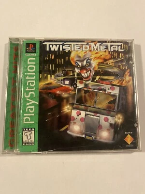 Twisted Metal (Sony PlayStation 1, 1995) CiB With Manual Cleaned/Tested Game - Image 1 of 4