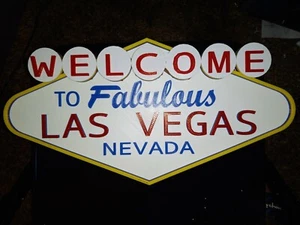 TWO CUSTOM 19 Inch Famous Las Vegas 3D Signs. 3D Printed 19"×10" bulk two deal - Picture 1 of 7