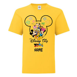 Disneyland Trip  2024 Mickey  Kids/Adults Personalised Coloured t-shirts