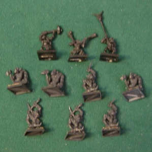 Savage Orcs Lot of 10, Warhammer WFB Games Workshop GW, OOP Metal Old World - Picture 1 of 3