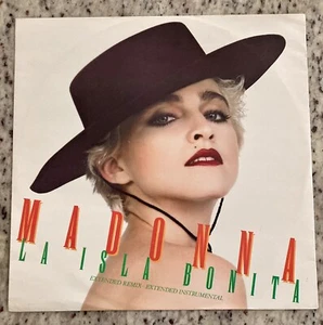 Import 12” Vinyl Maxi Single! Madonna La Isla Bonita (Extended Remix) - Picture 1 of 8