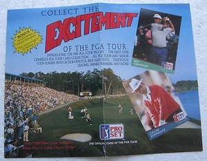 1991 Pro Set PGA Golf Cards Sell Sheet (no cards) Chi Chi Rodriguez,Ben Crenshaw - Picture 1 of 1