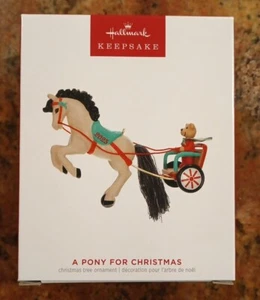  Hallmark 2023 A PONY FOR CHRISTMAS  Christmas Ornament 26th in Series 24-19 - Picture 1 of 3