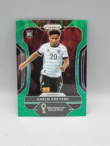 2022 Panini Prizm World Cup Green Wave Prizm Karim Adeyemi ROOKIE GERMANY RC - Picture 1 of 2