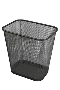 Ybmhome Steel Mesh Rectangular Open Top Waste Basket Bin Trash Can for Office... - Picture 1 of 6