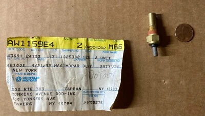 Mopar 4504202 датчик температуры 1964-1989 Dodge, Plymouth 6 и 8 цилиндров - Изображение 1 из 2