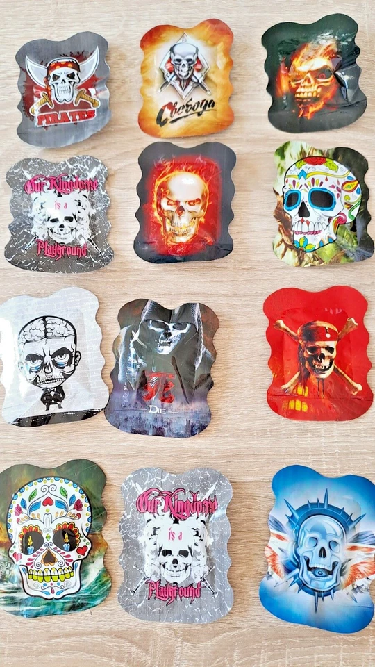 Sonderposten 100 x Knalltaschen Bomb Bag, Totenkopf, Mitgebsel, Geburtstag N 173 - Bild 1 von 1