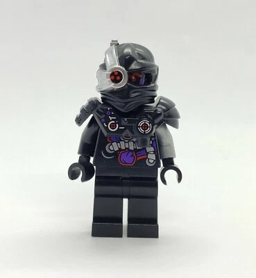 Lego Ninjago General Cryptor Minifigura Cyborg Ninja Nindroid Piernas Lisas 70596 Foto 1 de 2